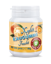 Xylit Kaugummi Fruchtig-Frisch - zuckerfrei, Inhalt 80 Stk