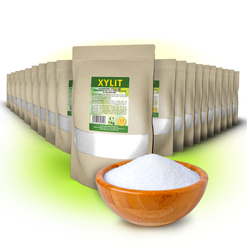 Xylit Birkenzucker 20kg echt billig kaufen ♥Bestpreis