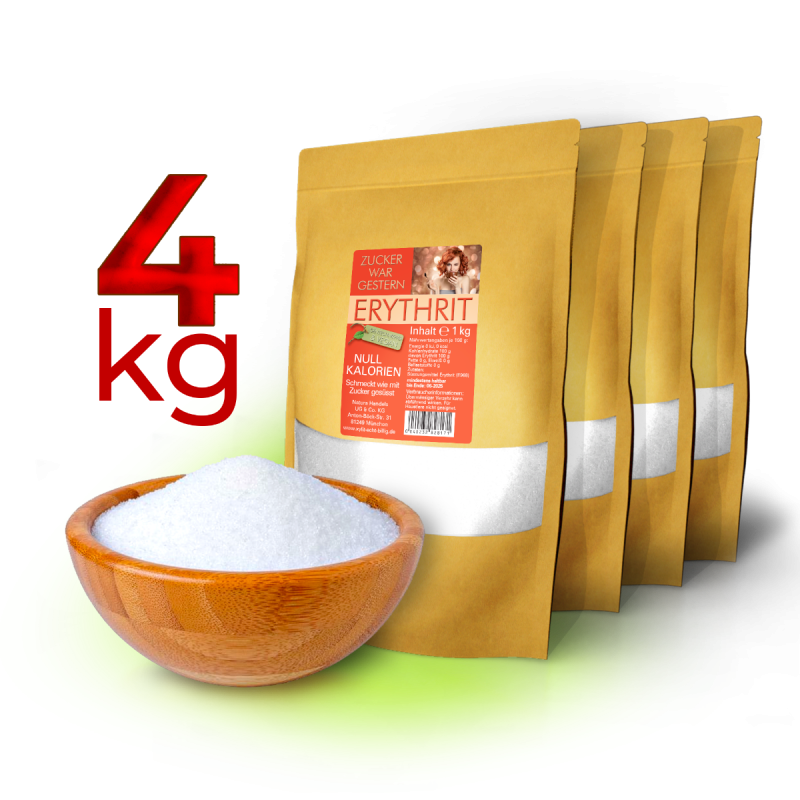 Erythrit 4kg kalorienfrei billig kaufen ♥ Bestpreis!