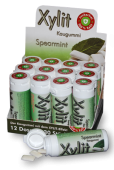 Xylit Kaugummi Spearmint - zuckerfrei, Inhalt 30 Stk, 30g
