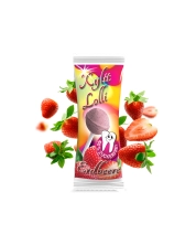 Erdbeer Lolli mit Xylit - zuckerfrei & zahnfreundlich | 40% weniger Kalorien