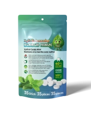 Xylit Bonbons Minz kaufen, 100% zuckerfrei, 70g (ca. 35 Stk)