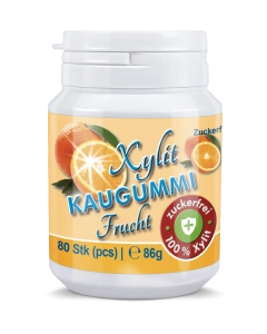 Xylit Kaugummi Fruchtig-Frisch - zuckerfrei, Inhalt 80 Stk