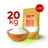 20kg Erythrit | 20 x 1kg Standbeutel | zuckerfreie Tafelsüße | 0 Kalorien | vegan | 70 % Süßkraft von Zucker | ohne Gentechnik