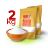 2kg Erythrit | 2 x 1kg Standbeutel | zuckerfreie Tafelsüße | 0 Kalorien | vegan | 70 % Süßkraft von Zucker | ohne Gentechnik