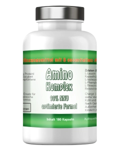 AMINO KOMPLEX - 9 essentielle Aminosäuren, 180 veg. Kapseln zu je 750mg
