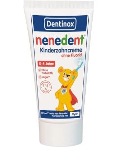 nenedent® Xylit Kinderzahncreme, ohne Fluorid, 50ml