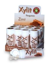 Xylit Kaugummi Zimt - zuckerfrei, Inhalt 30 Stk, 30g
